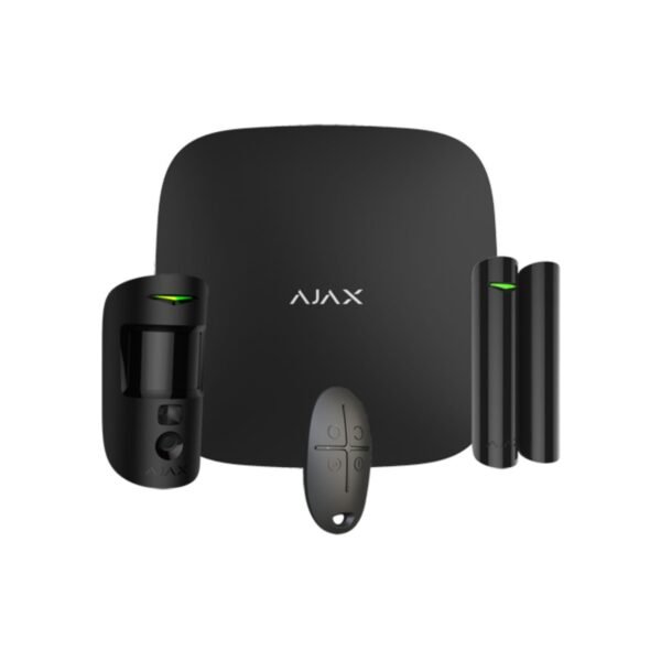 Kits d'alarmes Ajax StarterKit 4G Caméra - Noir