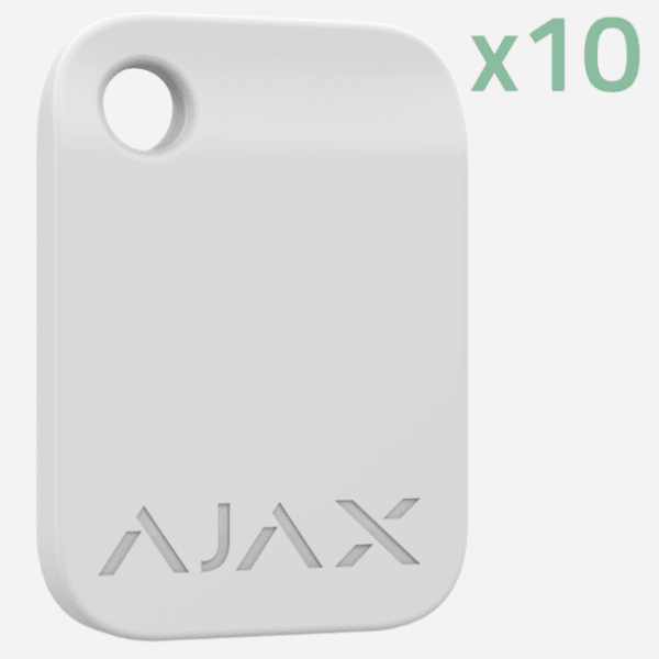 Badge de désarmement sans contact  Ajax Tag - Blanc 10 unités